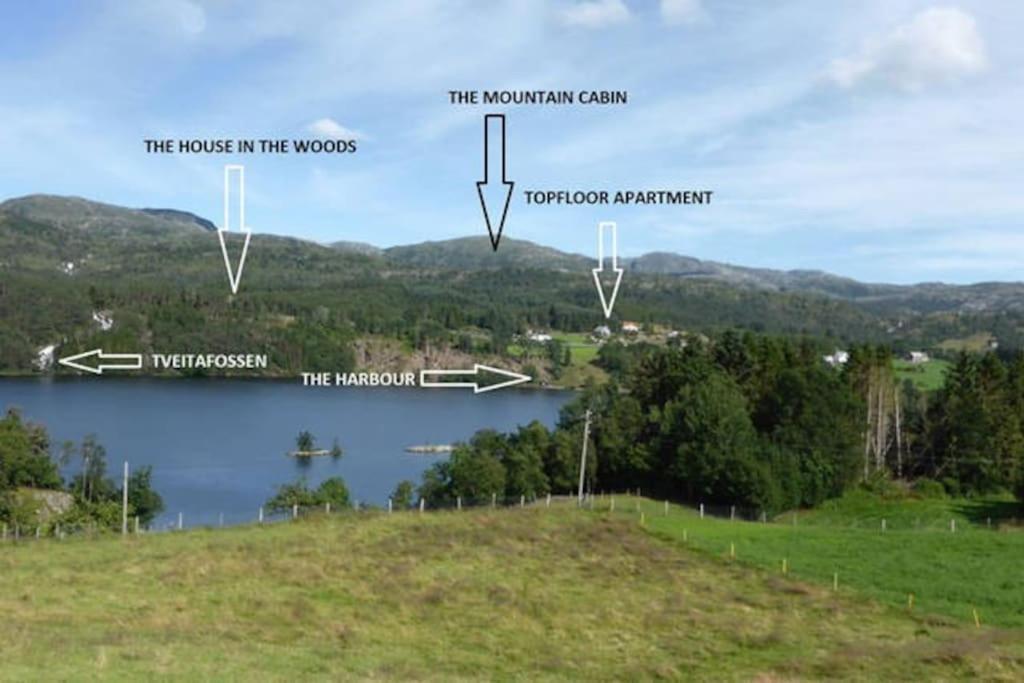 Topfloor Apartment Separate Entranc Nice View Stord Fitjar 외부 사진