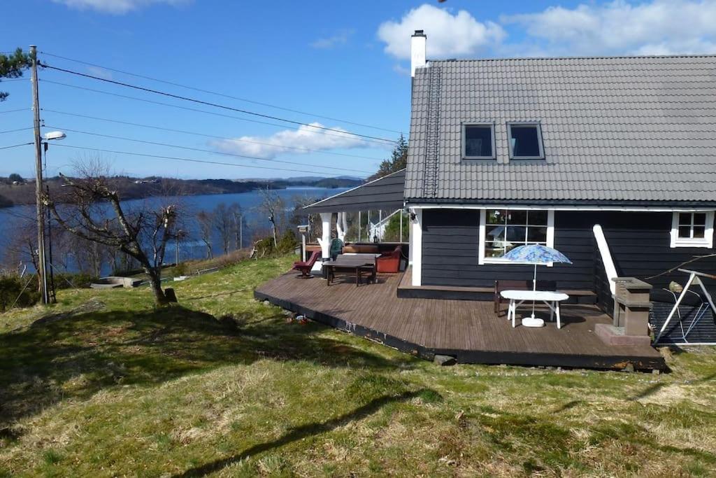 Topfloor Apartment Separate Entranc Nice View Stord Fitjar 외부 사진